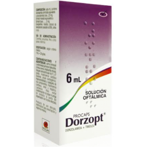 Dorzopt Solución oftálmica Frasco X 6 Ml