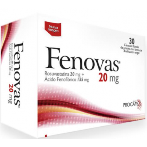Fenovas 20 Mg Caja X 30 cápsulas