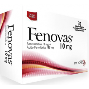 Fenovas 10 Mg Caja X 30 cápsulas