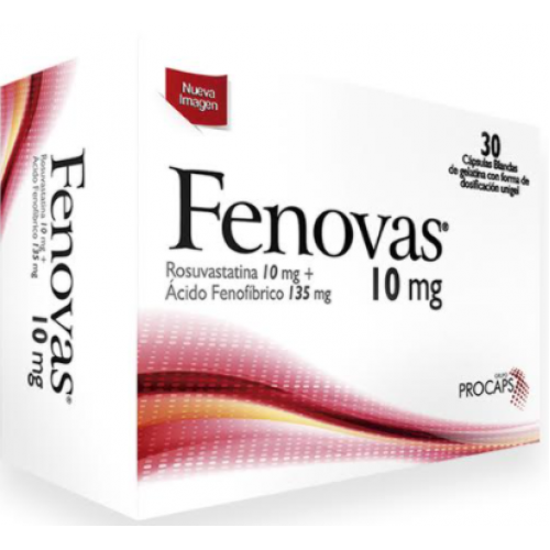 Fenovas 10 Mg Caja X 30 cápsulas