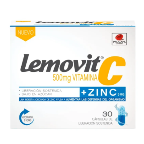lemovit-c zinc x 30 cápsulas