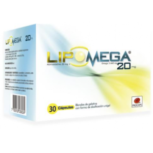 Lipomega 20 Mg Caja X 30 cápsulas