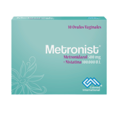 Metronist Metronidazol 500Mg + Nistatina 100.000UI Caja x 10 Óvulos Vaginales