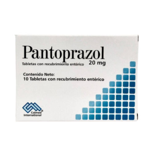 pantoprazol 20 mg x 10 tabletas