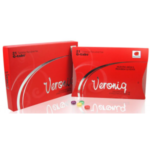 Veroniq Caja X 21 tabletas