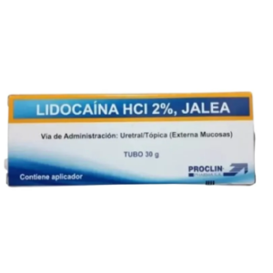 lidocaina 2 % jalea tubo x 30 gr