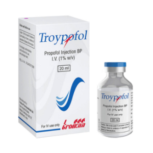 Propofol 1% emulsión inyectable Frasco X 20 Ml 