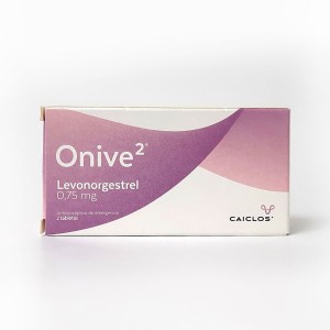 Onive-2 0.75 Mg  Anticonceptivo de Emergencia Caja X 2 Tabletas 