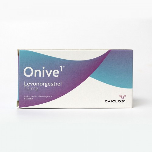 Onive-1 1.5 Mg  Anticonceptivo de Emergencia Caja X 1 Tableta 