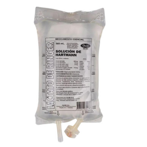 ringer lactato quibi x 500 ml
