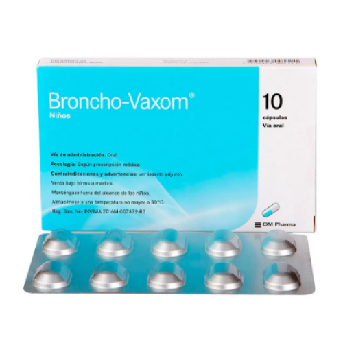 broncho vaxom niños caja x 10 cápsulas