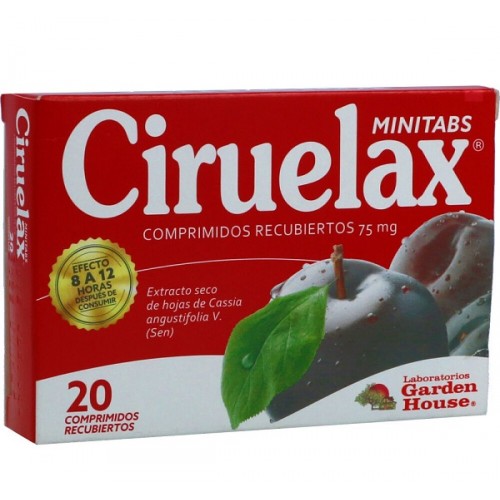 Ciruelax 75 Mg Caja X 20 Tabletas 