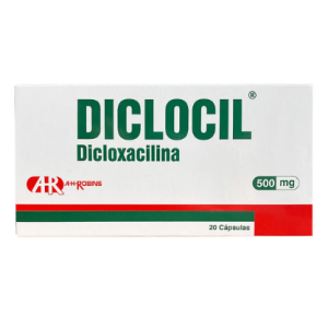 diclocil 500 mg caja x 20 cápsulas