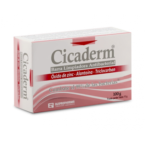 Cicaderm limpiador Antibacterial Barra X 100 Gramos 