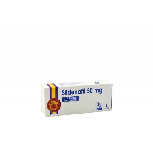 Sildenafil 50 Mg Caja X 2 Tabletas (VENTA BAJO FORMULA MEDICA)