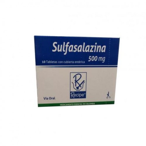 Sulfasalazina 500 Mg Caja X 10 Tabletas 
