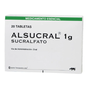 Alsucral 1 Gr Caja X 20 Tabletas
