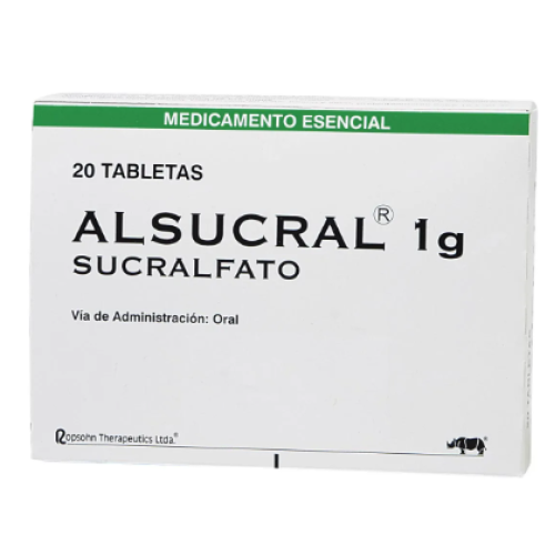Alsucral 1 Gr Caja X 20 Tabletas