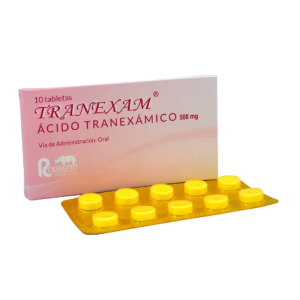 Tranexam 500 Mg Caja X 10 Tabletas 