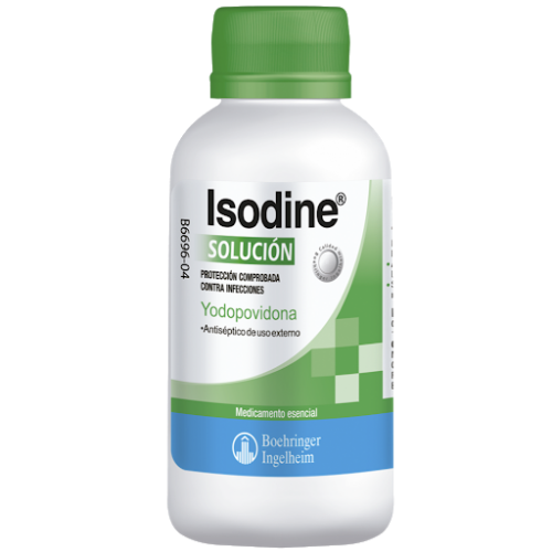 Isodine Solucion Antiseptico de Uso externo Frasco X 120 Ml 