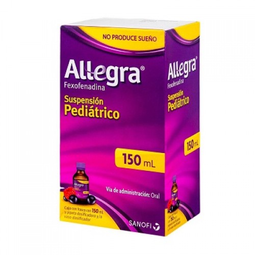 Allegra Suspensión Pediátrico Frasco X 150 Ml