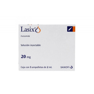 lasix Solución Inyectable 20 Mg Caja X 5 Ampollas 