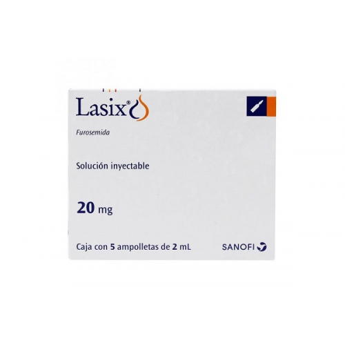 lasix Solución Inyectable 20 Mg Caja X 5 Ampollas 