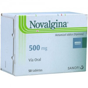 Novalgina 500 Mg Caja X 50 Tabletas 