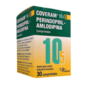 coveram 10mg/5mg caja x 30 comprimidos