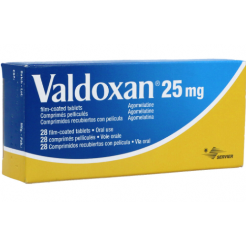 Valdoxan 25 Mg Caja X 28 Tabletas 