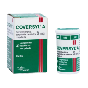 Coversyl A 5mg Frasco X 30 Comprimidos recubiertos 