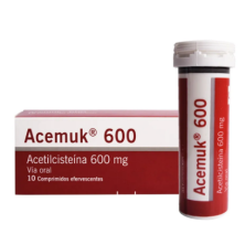acemuk acetilciste 600 mg x 10 comprimidos efervescentes