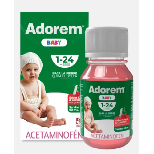 Adorem Baby 1-24 Meses Acetaminofén Jarabe X 60 Ml 