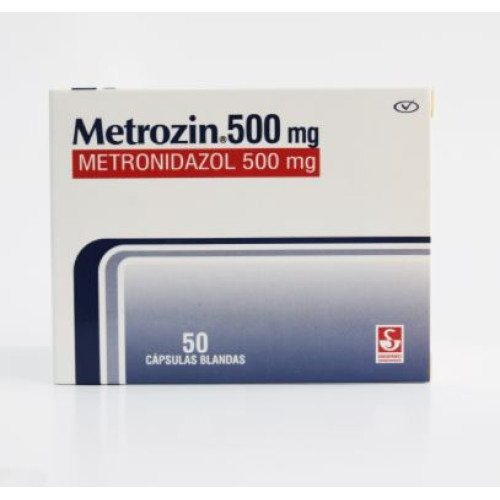 Metrozin 500 Mg Caja X 50 Cápsulas 