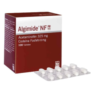 algimide NF 325mg/8mg caja x 100 tabletas