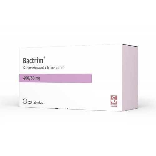 Bactrim 400/80 Mg Caja X 20 Tabletas 