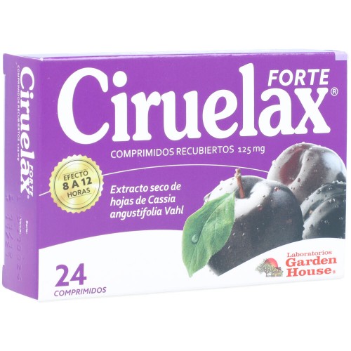 Ciruelax Forte 125 Mg Caja X 24 Tabletas  