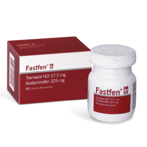 fastfen 37.5/325mg x10 tabletas recubiertas