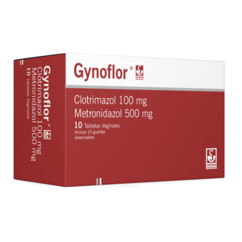 gynoflor 100/500mg x 10 tabletas vaginales