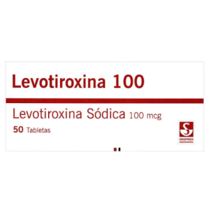 levotiroxina 100 mcg caja x 50 tabletas