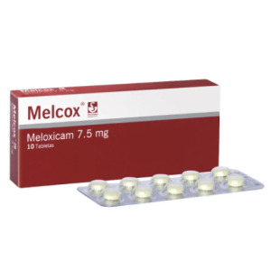 melcox meloxicam 7.5 mg x 10 tabletas