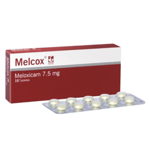 melcox meloxicam 7.5 mg x 10 tabletas