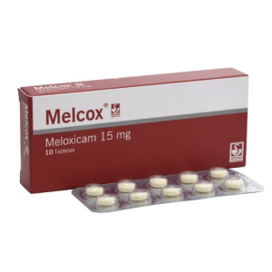 melcox meloxicam 15 mg x 10 tabletas