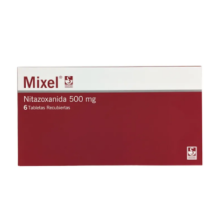 mixel nitazoxanida 500 mg x6 tab