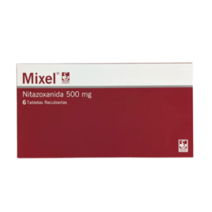 mixel nitazoxanida 500 mg x6 tab