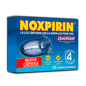 Noxpirin Quick Gel Caja X 10 Cápsulas 