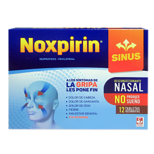 Noxpirin Sinus Caja X 12 Tabletas 