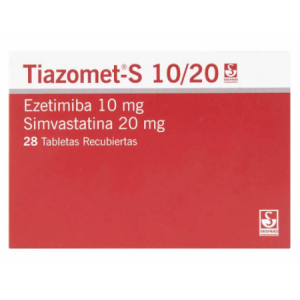 tiazomet s 10/20 x28 tabletas recubiertas
