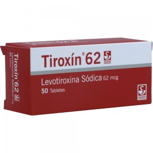 Tiroxín-62  62 Mcg Caja X 50 Tabletas  