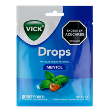 Vick Drops Sabor Mentol 36gr x 20 Pastillas